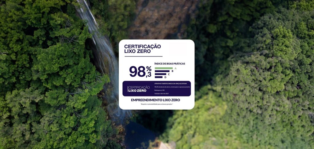 Boca da Onça Ecotour e a Certificação Lixo Zero: sustentabilidade na prática